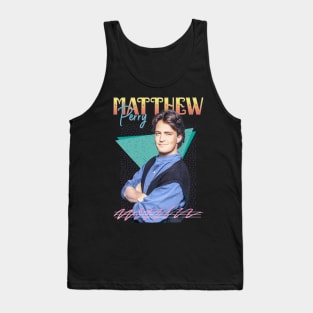 Matthew Perry 1987s Retro Aesthetic Fan Art Tank Top